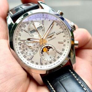 Longines Conquest Classic Full Calendar Moonphase Chronograph L2.798.4 3