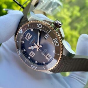 Longines Hydro Conquest Ceramic Automatic Demi xám sunburst L3.780.3.78.9 5