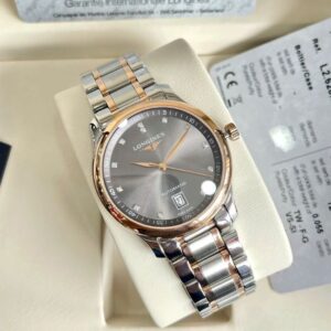 Longines Master Demi 18k Diamond AutomaticL2.628.5 mặt xám lông chuột 6