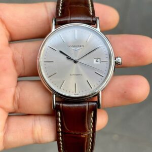 Longines presence Automatic L4.921.4 mặt xám cọc vạch 3