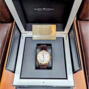 Maurice Lacroix Vàng Khối 18k Niềng Kim LC6008-PD501-130 Automatic 5