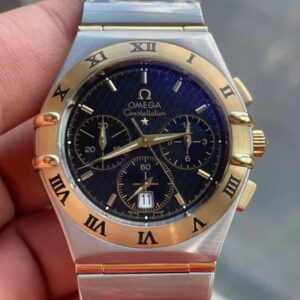OMEGA CONSTELLATION DOUBLE EAGLE CHRONOGRAPH 39MM 1242.50.00 Demi 18K 1