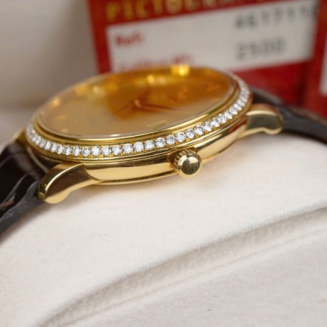 Omega De Ville Prestige Co-Axial 4617.11.02 Vàng khối 18k 36.5mm niềng độ kim thiên nhiên 8