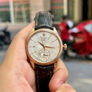 Rolex Cellini 50525-0009 Dual Time Vàng khối 18K Automatic 3