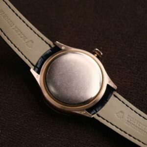 Rolex Cellini 50525 Dual Time Vàng hồng 18K Au750 mặt trắng Sun&Moon 3