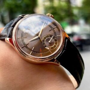 Rolex Cellini 50525 Vàng hồng 18k mặt nâu Automatic 1