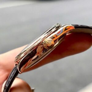 Rolex Cellini 50525 Vàng hồng 18k mặt nâu Automatic 2