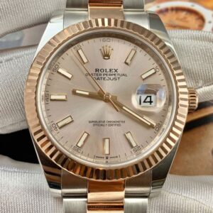 Rolex Date Just 126331 mặt số sundust cọc lumino Demi 18k Oyster 4
