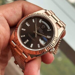 Rolex day date choco cọc kim baguette 228235 2