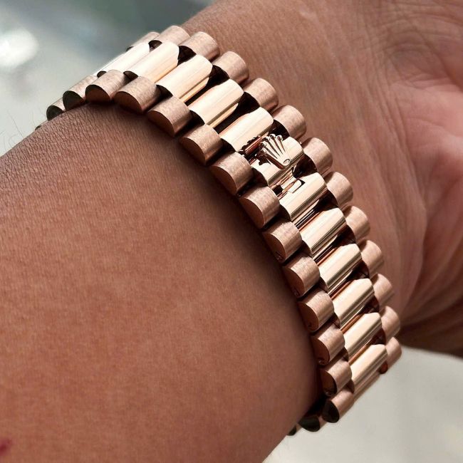Rolex day date choco cọc kim baguette 228235 3 Rolex day date choco cọc kim baguette 228235 3
