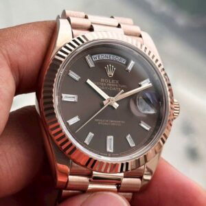 Rolex day date choco cọc kim baguette 228235 6