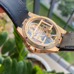 Ulysse Nardin Skeleton Blast Vàng khối 18k 3716-260_03 cót tay lộ máy 3