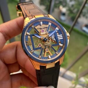 Ulysse Nardin Skeleton Blast Vàng khối 18k 3716-260_03 cót tay lộ máy 4