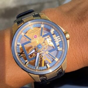 Ulysse Nardin Skeleton Blast Vàng khối 18k 3716-260_03 cót tay lộ máy 6