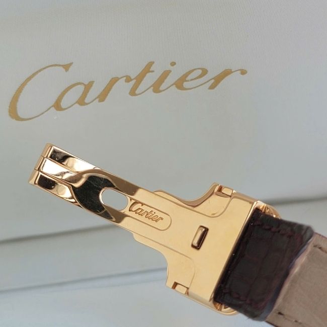 Cartier Pasha Vàng khối 18k Quartz WJ105256 32mm mặt lưới “grid” đính kim cương 6
