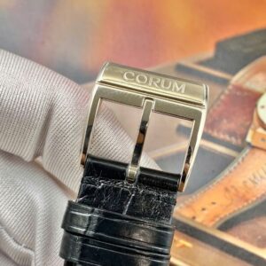 Corum cây cầu Golden White Bridge Automatic vàng trắng 18k 37x51mm 313.150.59_0001 3