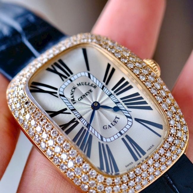 Franck Muller Galet Quartz 3002 M QZ R D3 Vàng hồng 18k Diamond 2