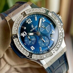 Hublot Big Bang Titanium Chronograph xanh navy niềng kim 341.SX.7170.LR.1204 41mm 1
