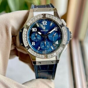 Hublot Big Bang Titanium Chronograph xanh navy niềng kim 341.SX.7170.LR.1204 41mm 2