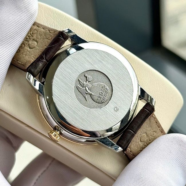 Omega De Ville Prestige Co-Axial Niềng vàng 18k 424.23.40.20.08.001 5