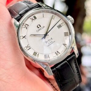 Omega DeVille Hour Vision 431.13.41.21.02.001 mặt trắng cọc la mã 1
