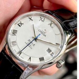 Omega DeVille Hour Vision 431.13.41.21.02.001 mặt trắng cọc la mã 2