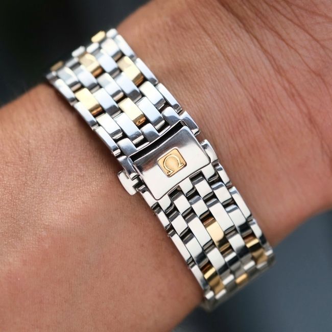 Omega DeVille Prestige Automatic Demi 18k 4312.21.00 5