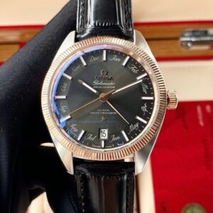 Omega bát quái lịch thường niên Demi 18k Globemaster Automatic 130.23.41.22.06.001 1
