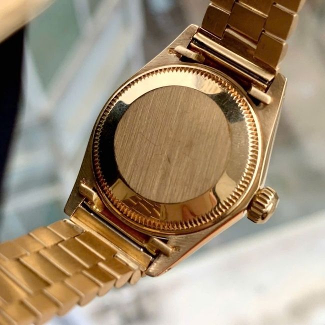 Rolex Date Just nữ 6917 Vàng khối 18k cọc số vạch 2