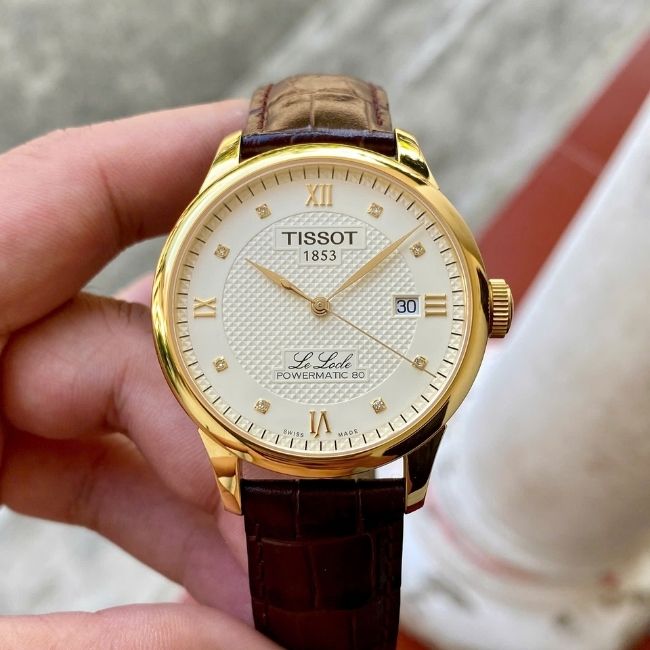 Tissot Le Locle kim cương dây da T006.407.36.266.00 Powermatic 80 3