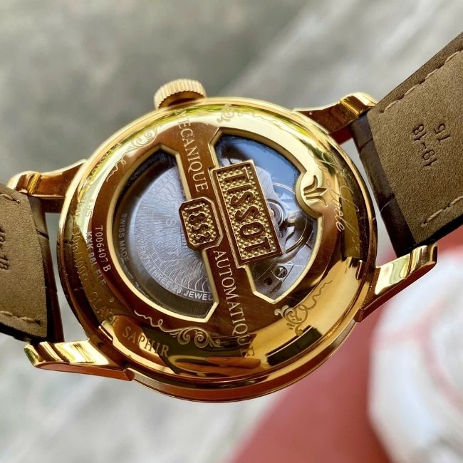 Tissot Le Locle kim cương dây da T006.407.36.266.00 Powermatic 80 5