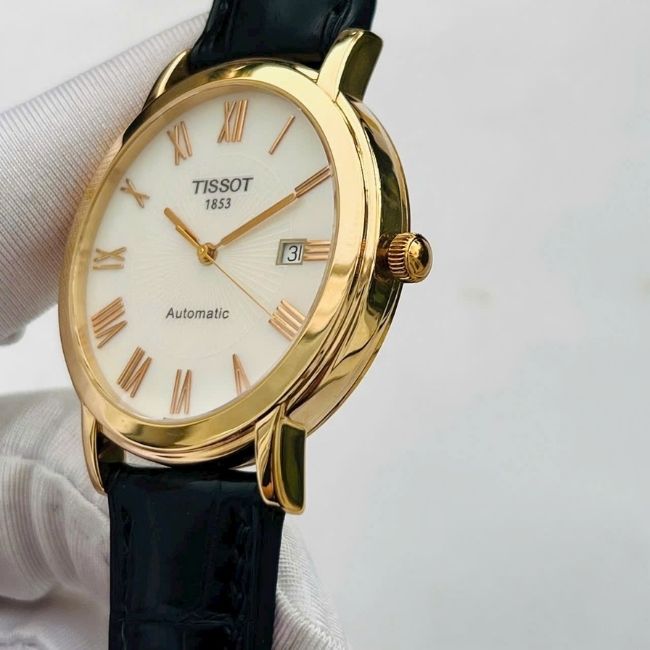 Tissot Oroville Automatic 18K Rose Gold Dail MOP T71.8.462.73 2
