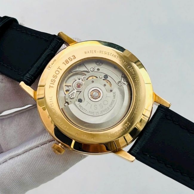 Tissot Oroville Automatic 18K Rose Gold Dail MOP T71.8.462.73 3