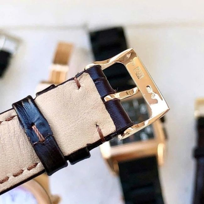 Girard Perregaux 1966 Vàng đúc 18k - mặt xám - dây da 41mm Automatic 3