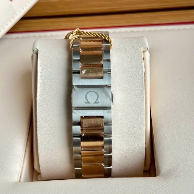 Omega Seamaster AT Demi 18k mặt xà cừ - Niềng kim cọc kim Master Coaxial 150M 5