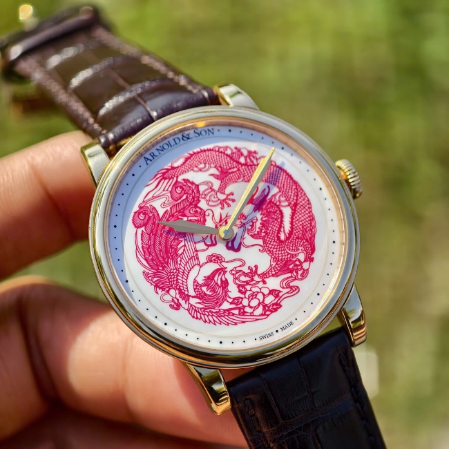 Arnold & Son HM Dragon and Fenghuang Limited Edition 5 chiếc 1LCAP.MO8A.C110A 18k Au750 6