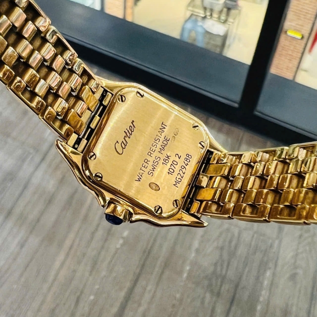 CARTIER PANTHERE 1070 18K YELLOW GOLD LADIES WATCH Quartz C08232205X 2