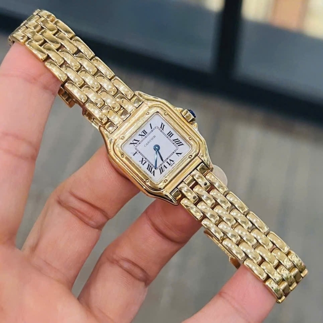 CARTIER PANTHERE 1070 18K YELLOW GOLD LADIES WATCH Quartz C08232205X 5