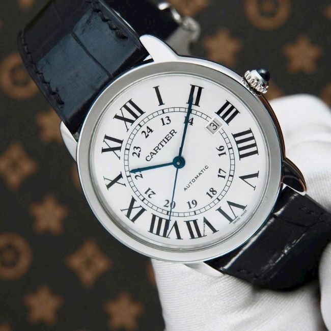 Cartier Ronde Solo Automatic 42mm WSRN0022 mặt trắng cọc la mã 1