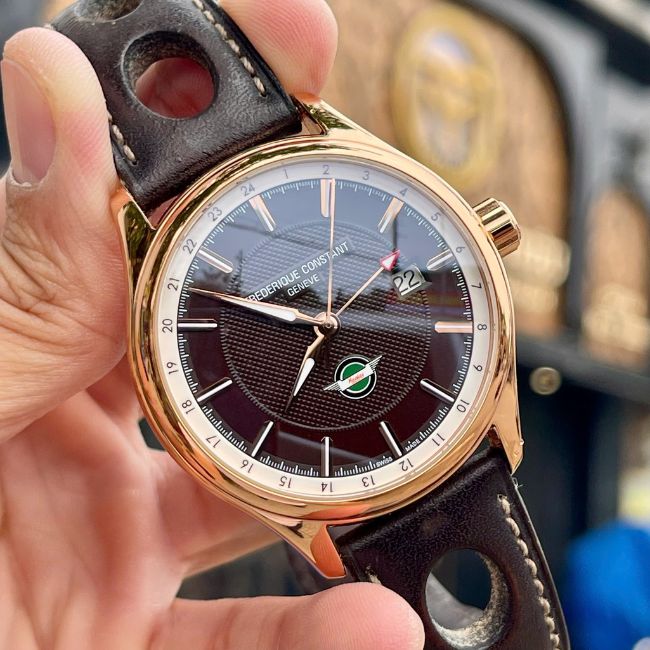 FREDERIQUE CONSTANT CLASSICS VINTAGE RALLY HEALEY AUTOMATIC GMT FC-350CH5B4 2