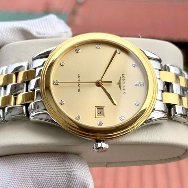 Longines Flagship Demi - Cọc kim Automatic L4.974.3.37.7 38.5mm 3