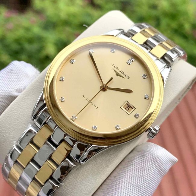 Longines Flagship Demi - Cọc kim Automatic L4.974.3.37.7 38.5mm 8