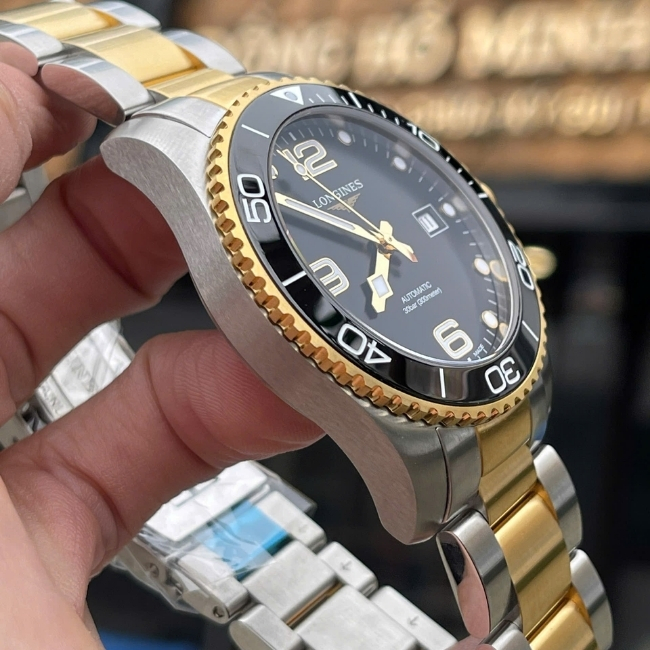 Longines HydroConquest Automatic Demi vàng - Niềng Ceramic L37813 3