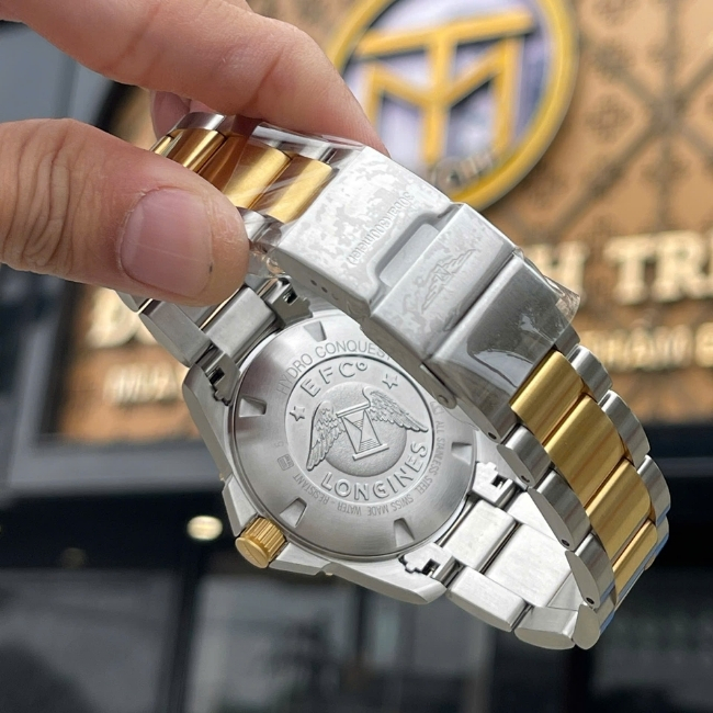 Longines HydroConquest Automatic Demi vàng - Niềng Ceramic L37813 5