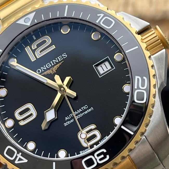Longines HydroConquest Automatic Demi vàng - Niềng Ceramic L37813 7