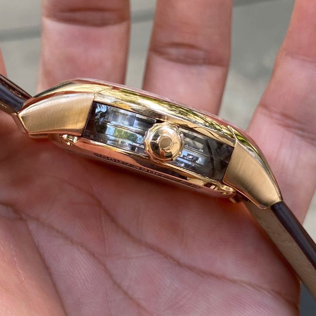 Omega Hour Vision Vàng hồng 18k Au750 1 năm chỉnh lịch 1 lần 2