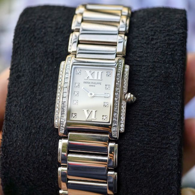 Patek Philippe Twenty-4 Vàng trắng đúc 18k 4908_200G-011 Diamond 22 x 26.3mm 7