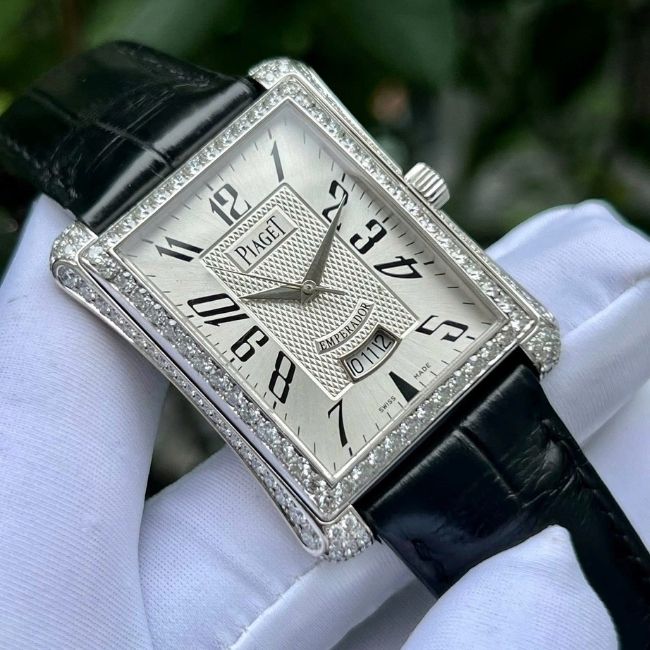 Piaget Emperador 18k White Gold GOA30167 Automatic 32x41mm 2