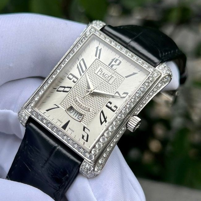 Piaget Emperador 18k White Gold GOA30167 Automatic 32x41mm 3