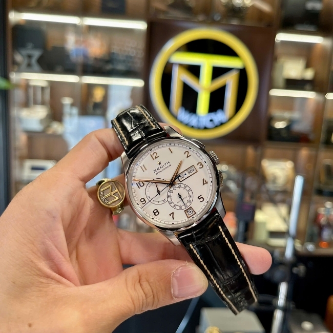 Zenith El Primero Winsor Chronograph lịch thường niên - dây da - khoá đôi 1